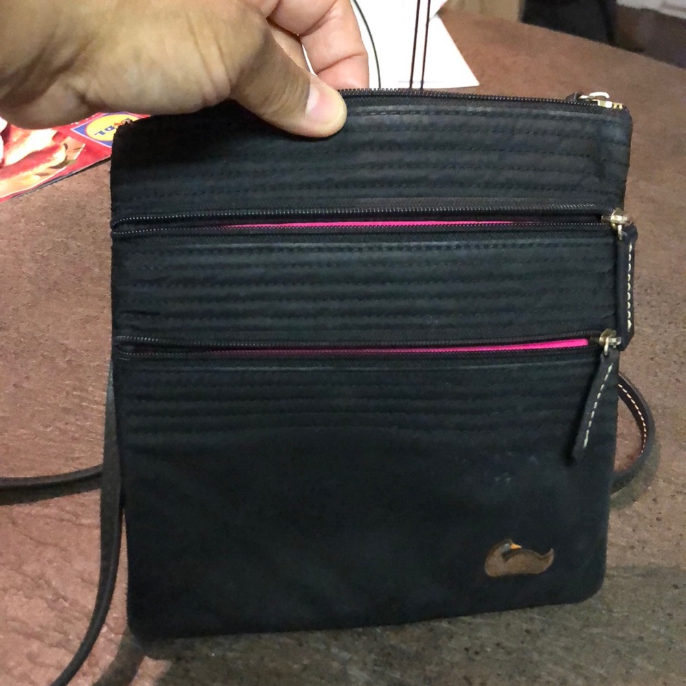 Dooney Bourke crossbody fabric bag/ pouch